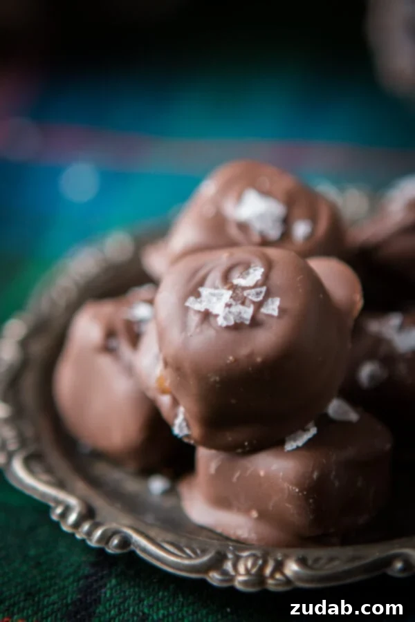 Homemade Salted Milk Chocolate Caramels Recipe Irresistible homemade salted milk chocolate caramels, a perfect Costco copycat recipe for sweet and salty indulgence.
