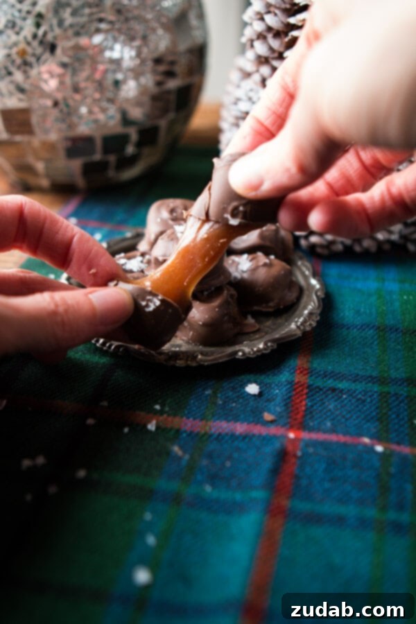 The Heart of Our Kitchen: Family, Food, and Caramels Creating unforgettable kitchen memories, inspired by the passion for food, family, and recipes like these delectable salted milk chocolate caramels.