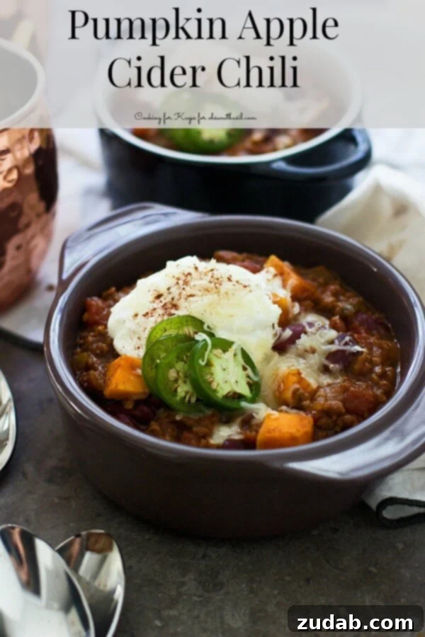 Pumpkin Apple Cider Chili Pumpkin Apple Cider Chili