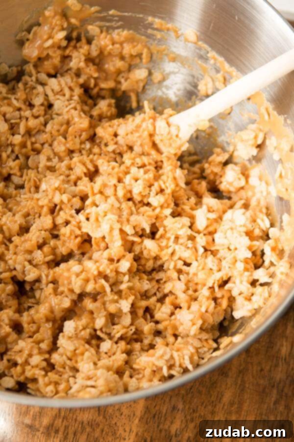 Gooey Fluffernutter Rice Krispies: The Ultimate No-Bake Peanut Butter Marshmallow Treat The irresistible texture of fluffy marshmallows and creamy peanut butter in these no-bake Rice Krispies.