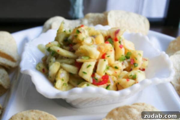 Zesty Garden Salsa 5 A fresh and zesty pineapple salsa, perfect for summer gatherings