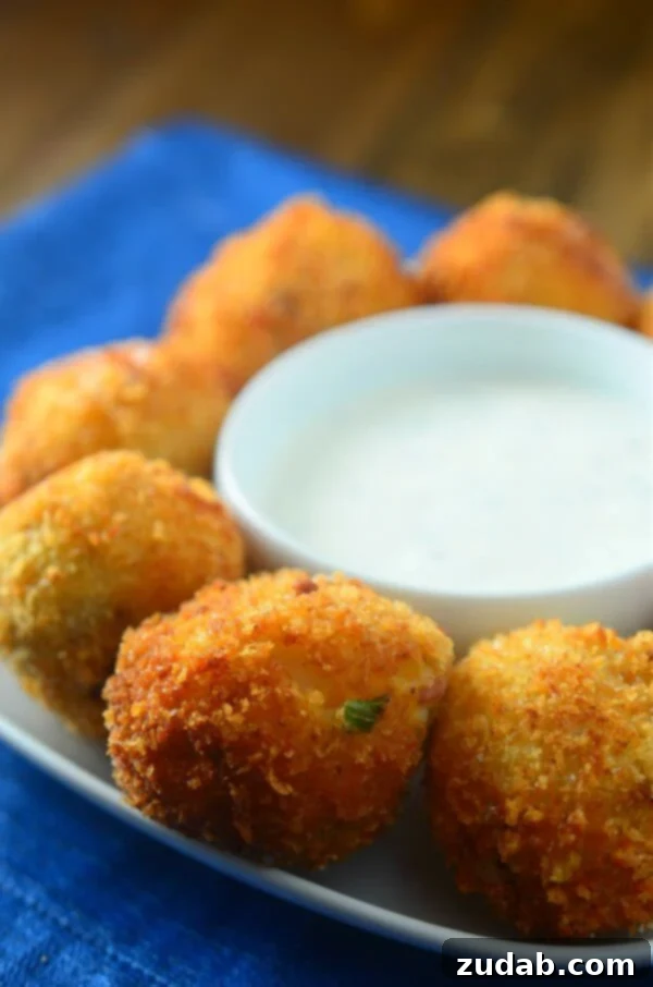 Deliciously Crispy Cheesy Loaded Potato Bombs for Game Day