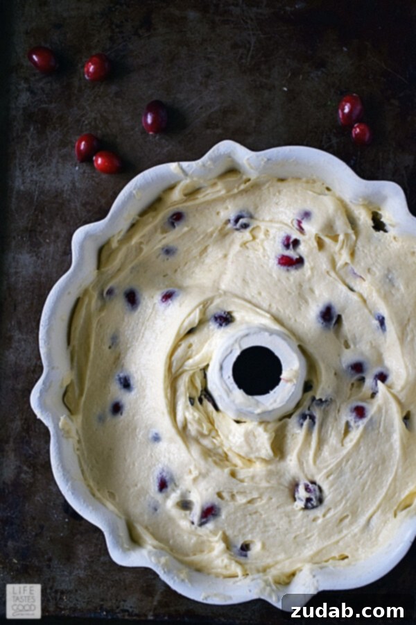 Cranberry Bundt Cake baking in oven Cranberry Bundt Cake baking in the oven, filling the kitchen with a wonderful aroma.