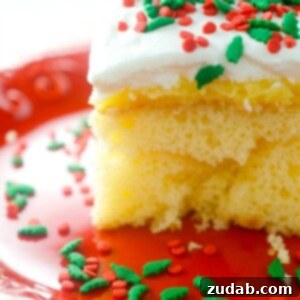 Eggnog Poke Cake