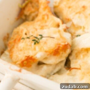 Fireside Gruyere & Leek Potato Bake 2 These are fantastic! Smoked gruyere scalloped potatoes and the trick to getting them perfectly baked ohsweetbasil.com