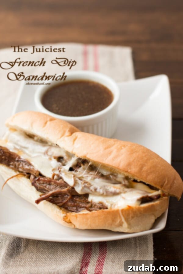 2015 Recipe Highlights 8 Indulge in the Juiciest French Dip Sandwiches, made with tender, slow-cooked real meat and served with a savory au jus – a comforting family dinner that beats any restaurant version.