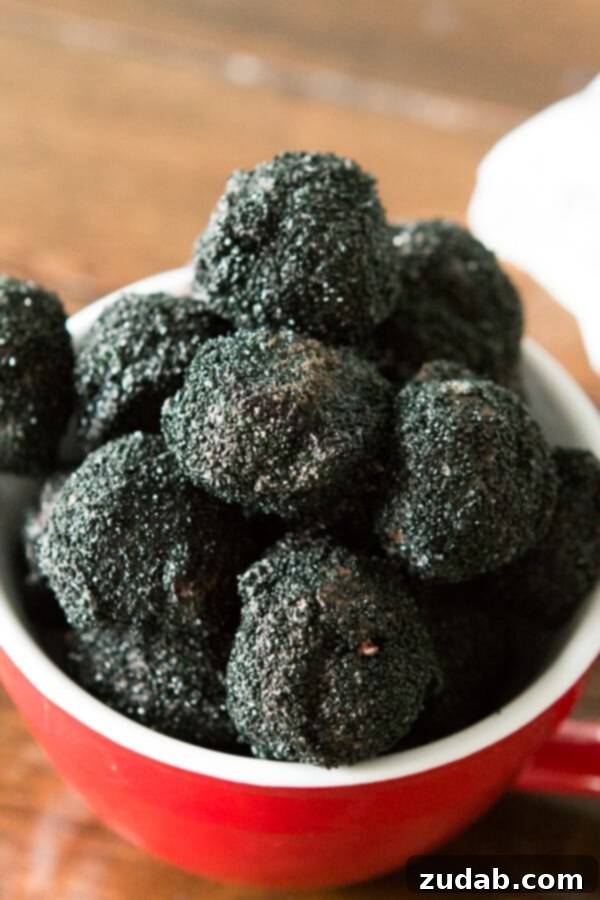 Sparkly Lumps of Coal Oreo Truffles are really easy to make so you can step back and let the kids have fun then devour them while their asleep... or share. Sparkly Lumps of Coal Oreo Truffles are really easy to make so you can step back and let the kids have fun then devour them while their asleep... or share. ohsweetbasil.com