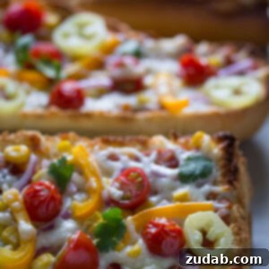 Santa Fe French Bread Pizza, an easy weeknight dinner recipe that is ready in under 30 minutes!