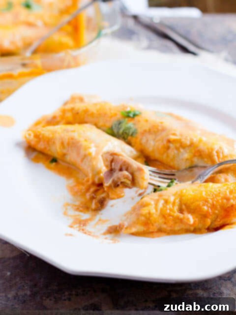 Velvet Avocado Enchilada Sauce 4 Bean and cheese smothered enchiladas ohsweetbasil.com