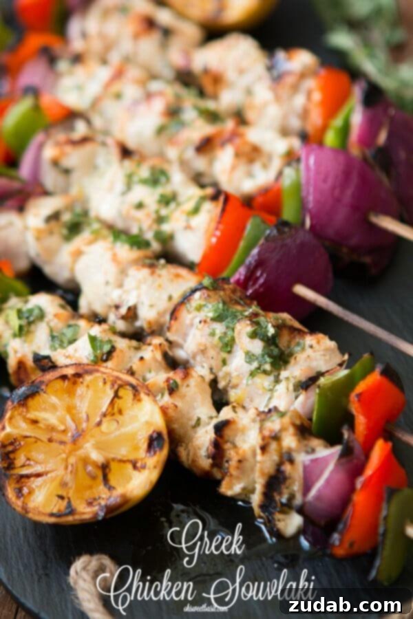 Greek Salad 3 Obsessed with Greek Chicken Souvlaki