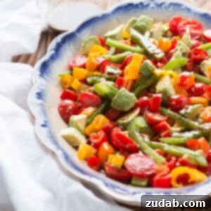 Vibrant Garden Balsamic Avocado Salad 2 One of our favorite summer sides, balsamic tomato avocado salad ohsweetbasil.com