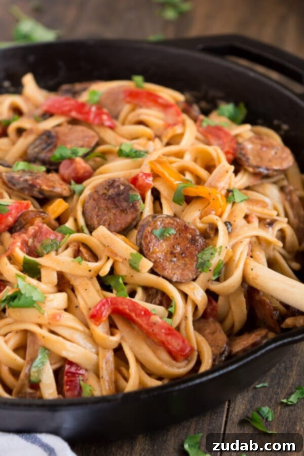 Enjoy the spicy flavors of the south in this Creamy Cajun Pasta with Smoked Sausage. Enjoy the spicy flavors of the south in this Creamy Cajun Pasta with Smoked Sausage.