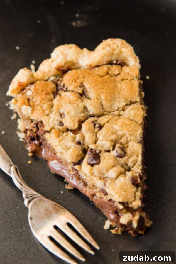 Flaky Homemade Pie Crust for Dessert Pies Homemade pie crust being prepared for the Nutella Dulce de Leche Chocolate Chip Cookie Pie, emphasizing the traditional aspect of the recipe.