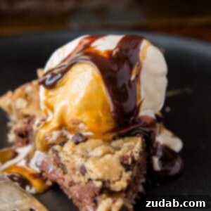 The ultimate pie stuffed with a layer of nutella, dulce de leche and gooey chocolate chip cookie dough ohsweetbasil.com