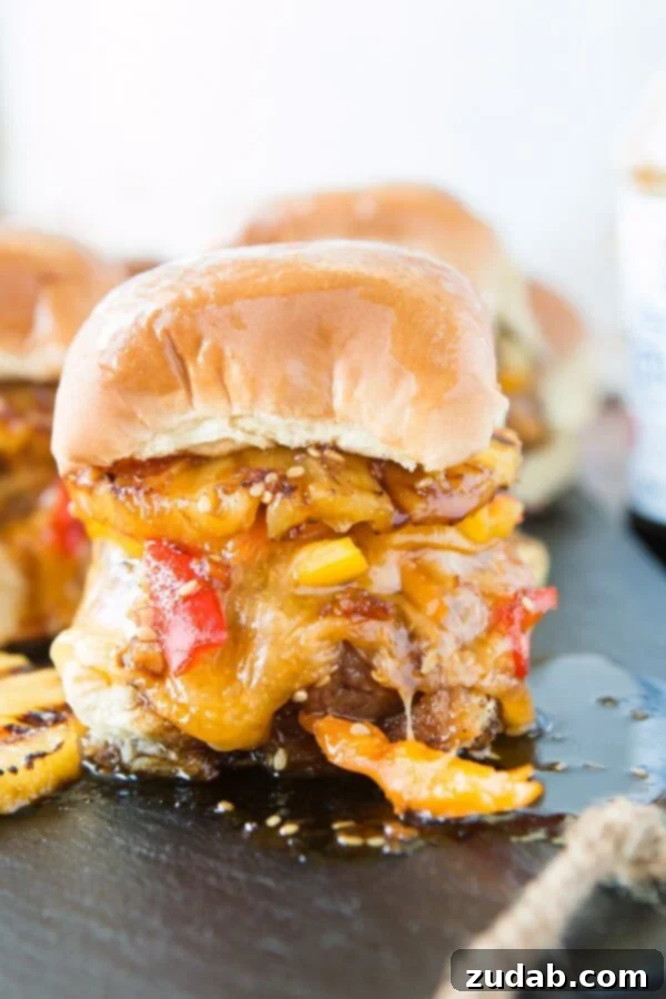 Just wait until that teriyaki sauce is dripping down your fingers as you bite into these Hawaiian Turkey Burgers Sliders! Just wait until that teriyaki sauce is dripping down your fingers as you bite into these Hawaiian Turkey Burgers Sliders! ohsweetbasil.com