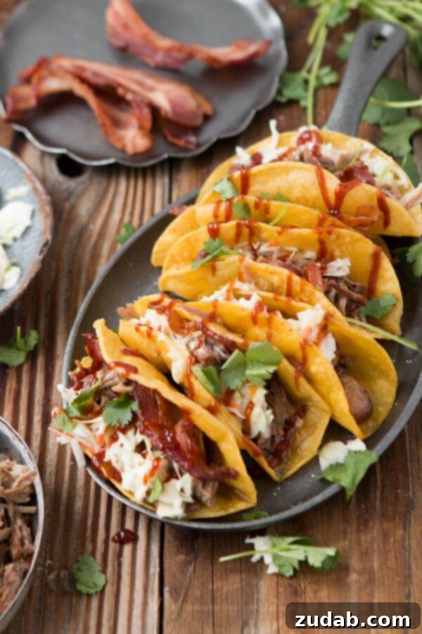 Smoky Poblano Beef Tacos 7 BBQ Pulled Pork Tacos, a new favorite for Taco Tuesday