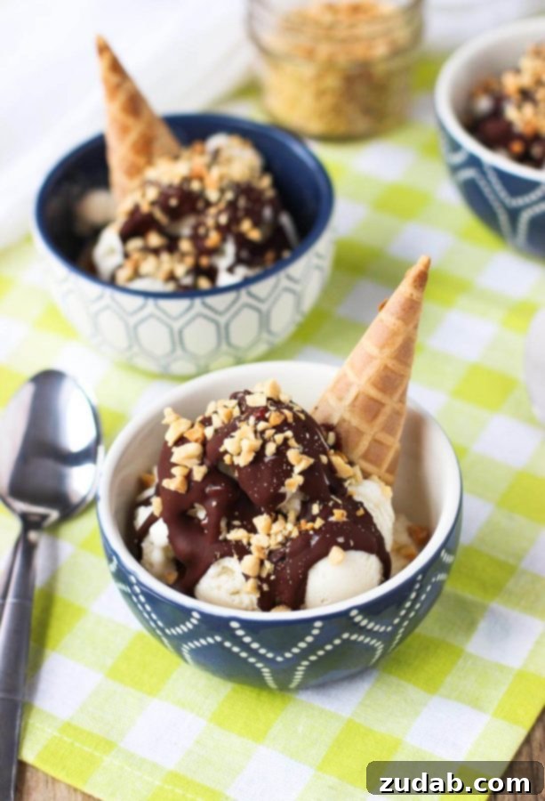 No-Bake Cookie Crumb Ice Cream Pie 3 Deconstructed Drumstick Ice Cream Sundae from mysequinedlife.com