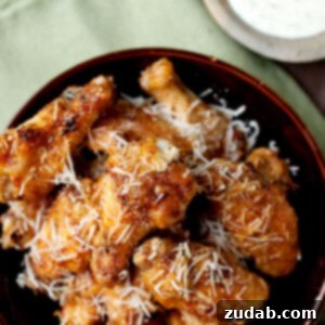 Garlic Parmesan Grilled Chicken Wings