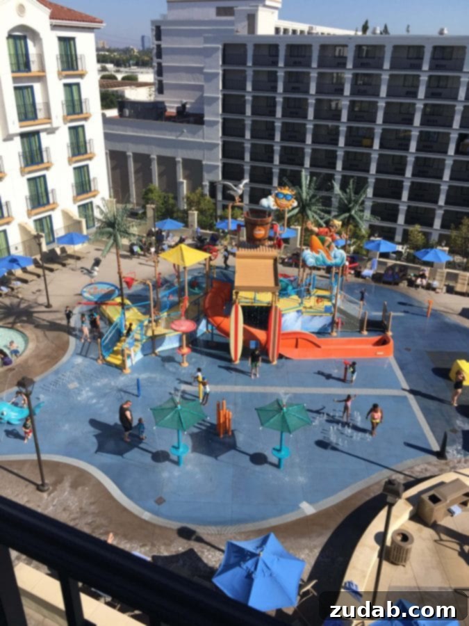 Kids at Water Park Kids enjoying the water park at Courtyard Anaheim