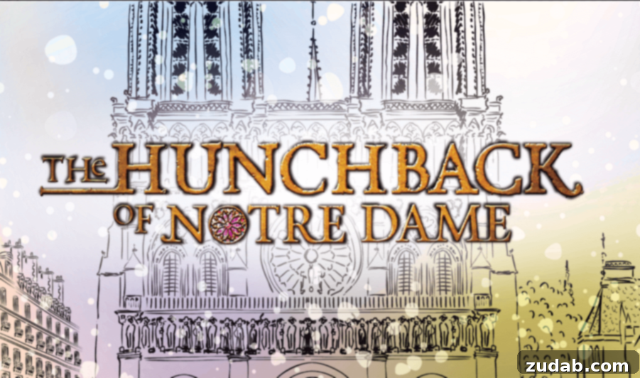 The Hunchback of Notre Dame coming to Tuacahn Promotional image for The Hunchback of Notre Dame at Tuacahn, showcasing dramatic lighting and gothic architecture