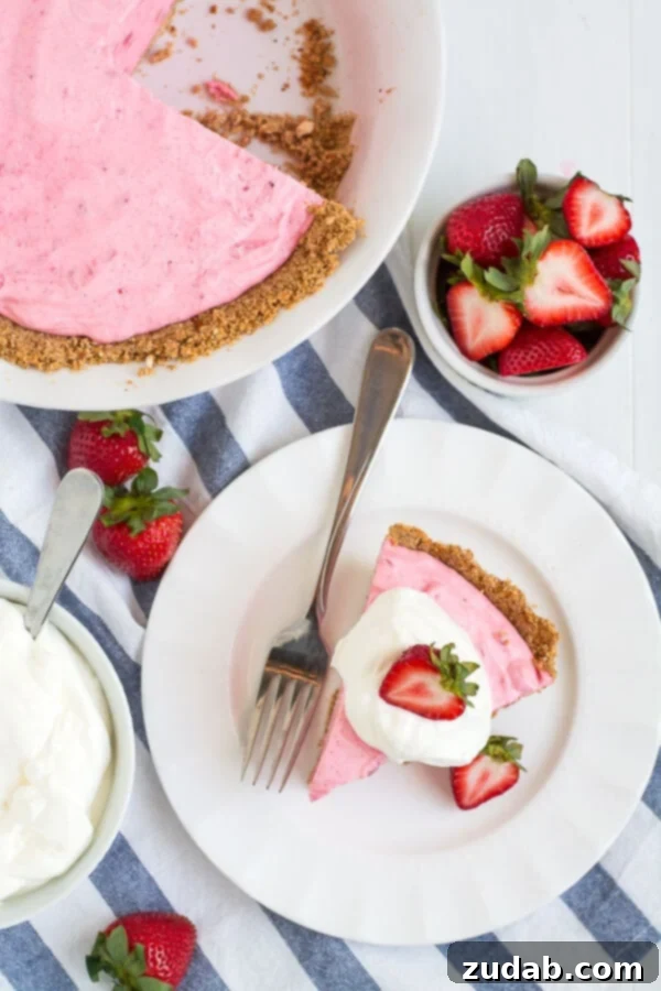 Let’s cool down this summer with a slice of this sweet, simple, and refreshing Strawberry Icebox Pie and relax all day long! Let's cool down this summer with a slice of this sweet, simple, and refreshing Strawberry Icebox Pie and relax all day long!