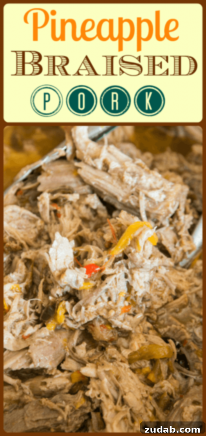 Tangy Tropical Pork Braise 2 Taco Tuesday doesn't always have beef or chicken. Bust out this pineapple braised pork and you'll feel like you're on vacation every time you take a bite. ohsweetbasil.comdescription