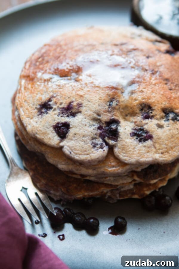Sometimes you just need a big pile of pancakes and these healthy wild blueberry cottage cheese pancakes will fill your belly but not your waistline. gluten-free Sometimes you just need a big pile of pancakes and these healthy wild blueberry cottage cheese pancakes will fill your belly but not your waistline. gluten-free