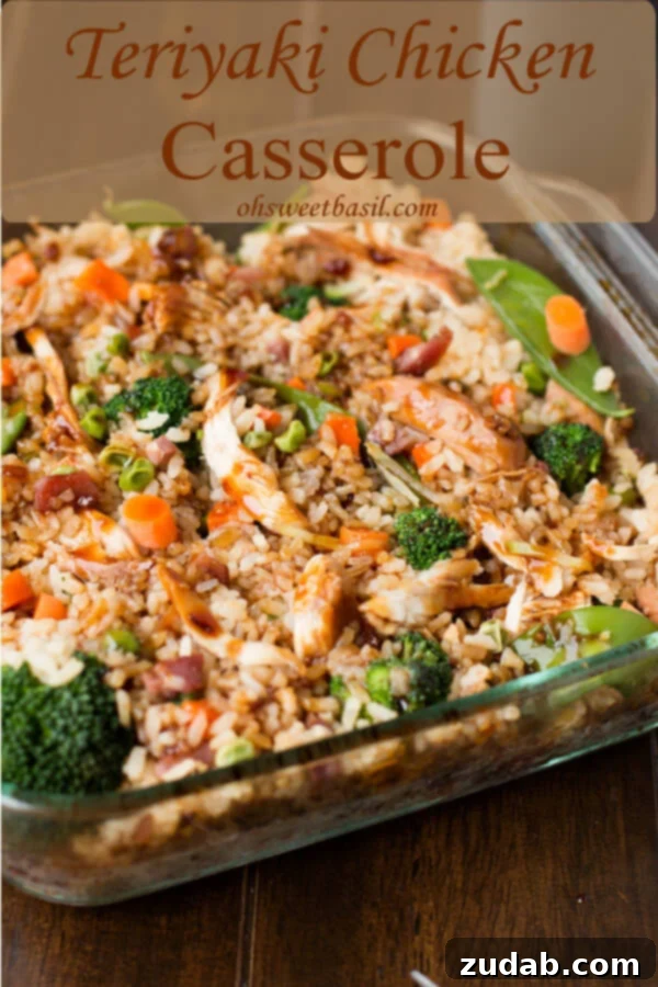 Teriyaki Chicken Noodle Stir-fry 4 A comforting Teriyaki Chicken Casserole, perfect for a family dinner.