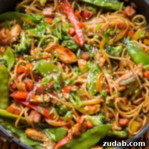 Teriyaki Chicken Noodle Stir-fry 3 Teriyaki Chicken Noodles, a delightful blend of Asian flavors with chicken, noodles, and fresh vegetables.