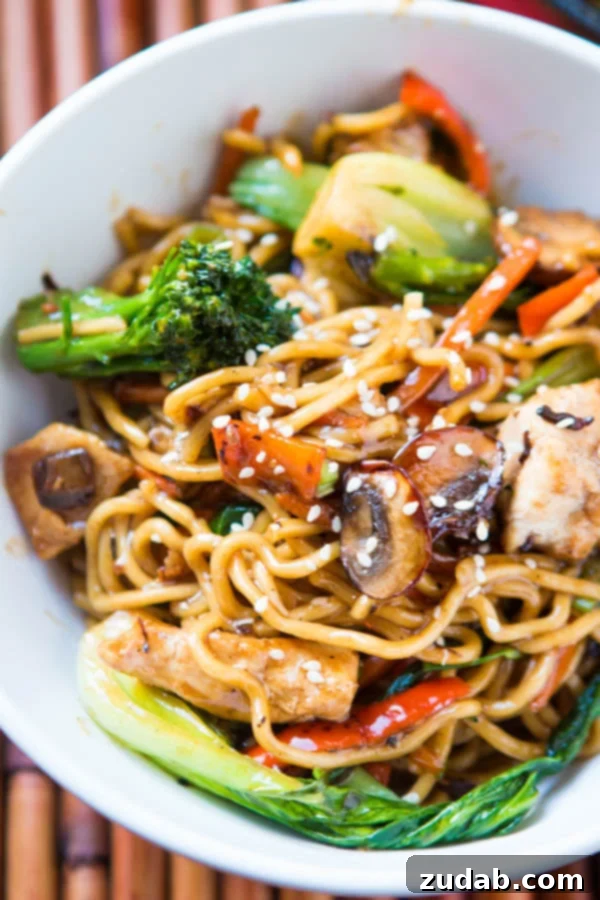 Only got 15 minutes to whip together a fresh and yummy dinner? Try our quick and easy 15 minute chicken stir fry and ditch the grilled cheese. easy chicken stir fry in white bowl