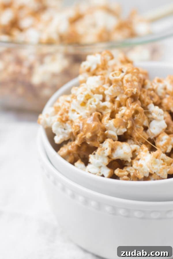 Apple Pie Popcorn Delight 8 pumpkin spice marshmallow popcorn ohsweetbasil.com-4