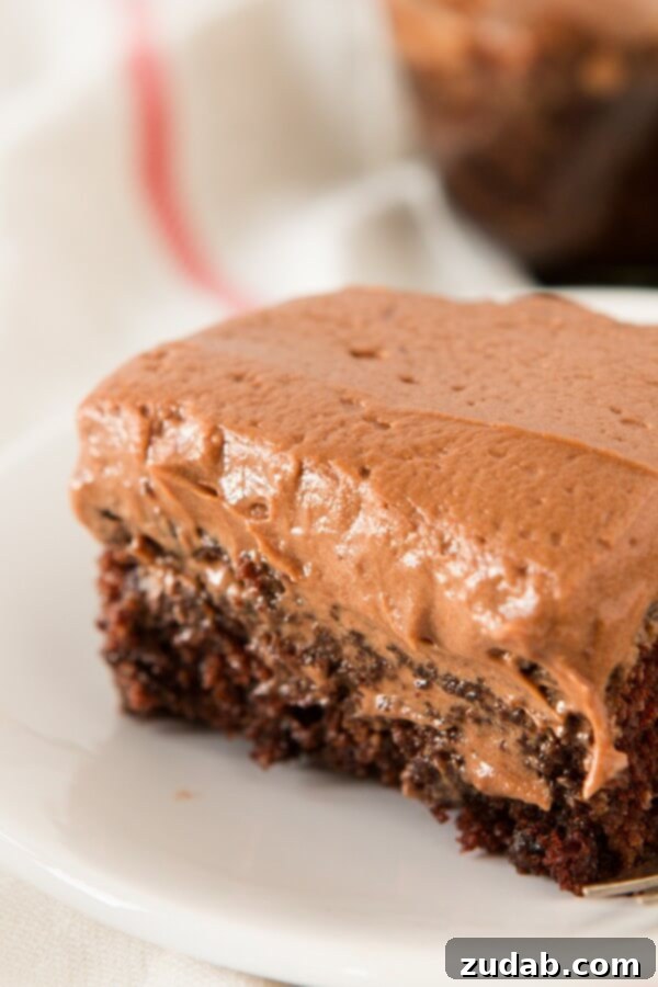 Easy Festive Chocolate Peppermint Cake 12 A wonderfully moist wacky chocolate cake, made in one pan without eggs or dairy.