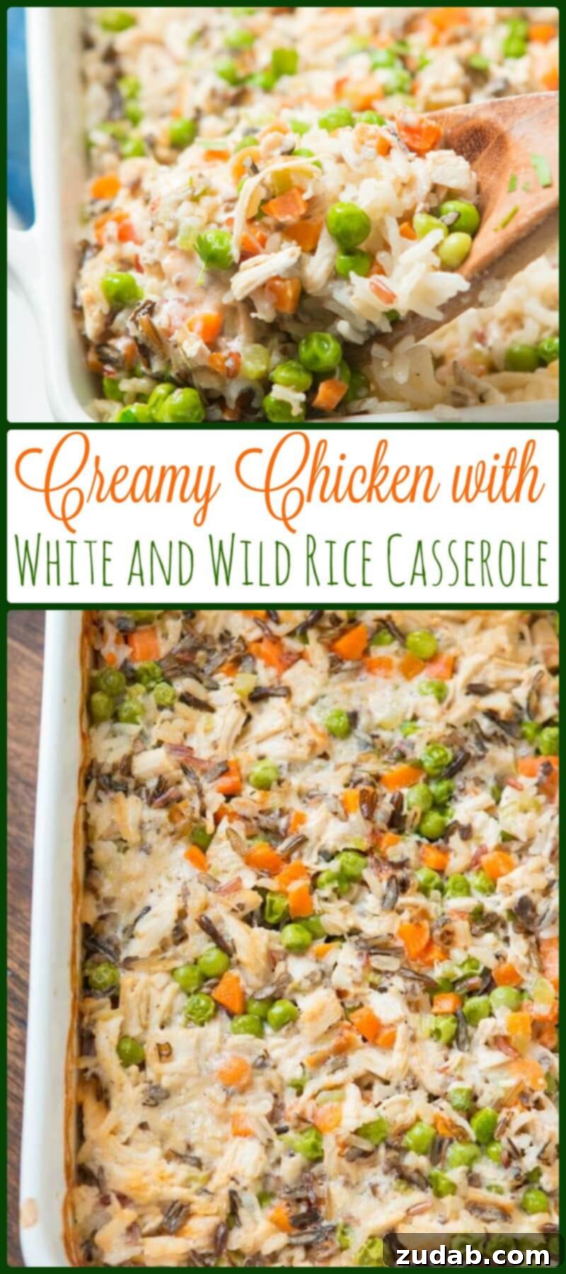 Velvety Chicken & Duo Rice Bake 2 Milton's Copycat Creamy Chicken with White and Wild Rice Casserole