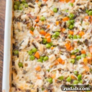 Milton's Copycat Creamy Chicken with White and Wild Rice Casserole