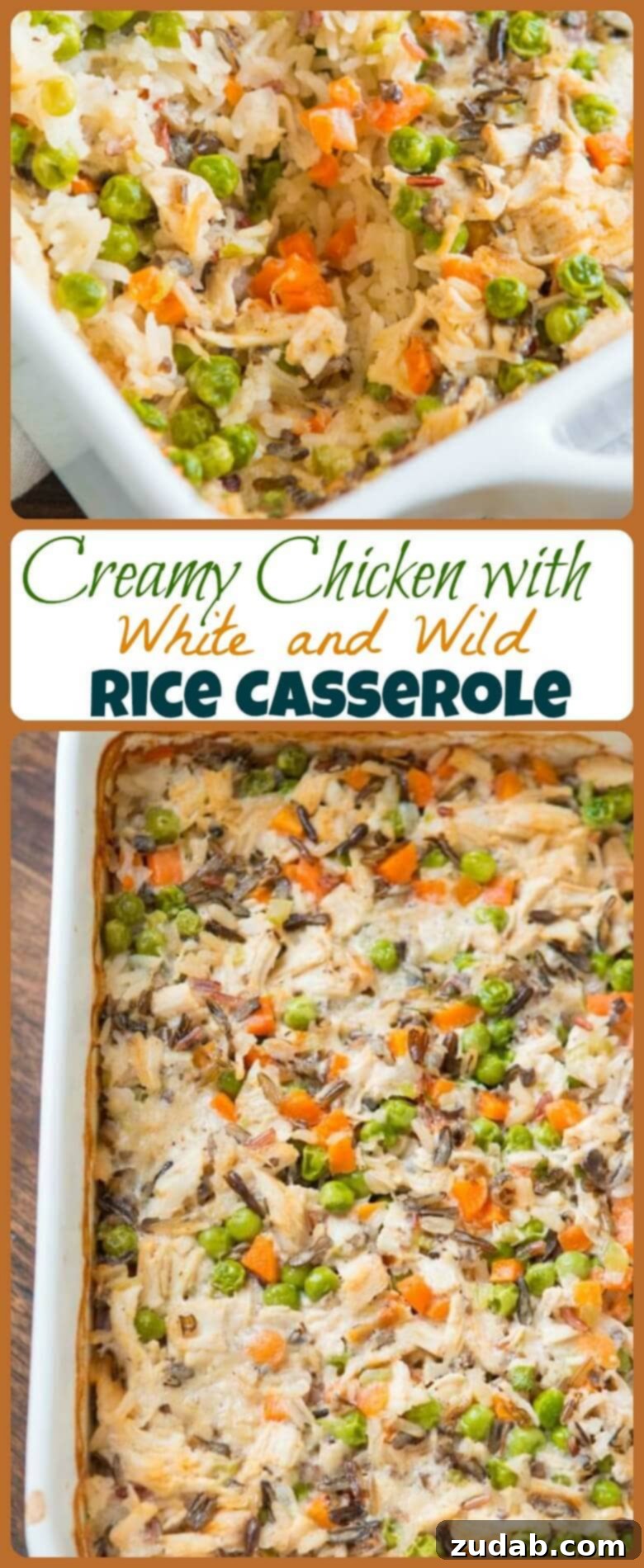 Velvety Chicken & Duo Rice Bake 4 Could the title of this post be any longer? Copycat Milton’s creamy chicken with white and wild rice casserole is an easy, freezer friendly meal! ohsweetbasil.com
