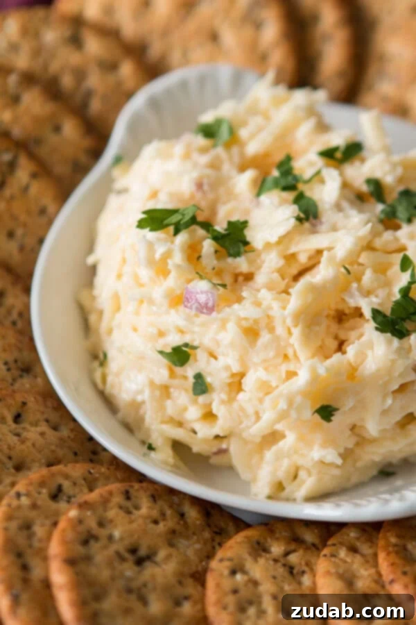 Jarlsberg Cheese Dip: The Ultimate 3-Ingredient Party Appetizer A simple yet elegant spread of a creamy 3-Ingredient Jarlsberg Dip served with a variety of crisp crackers, perfect for any gathering. The rich, nutty flavor of Jarlsberg cheese shines in this easy appetizer recipe.