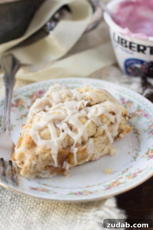 Effortless Ham and Cheese Scones 4 Browned Butter Apple Pie Scones ohsweetbasil.com-7