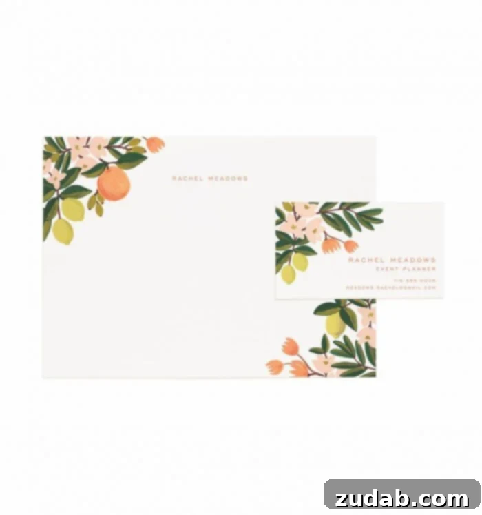 Unwrapping My 2017 Favorites 7 personalized stationary ohsweetbasil.com