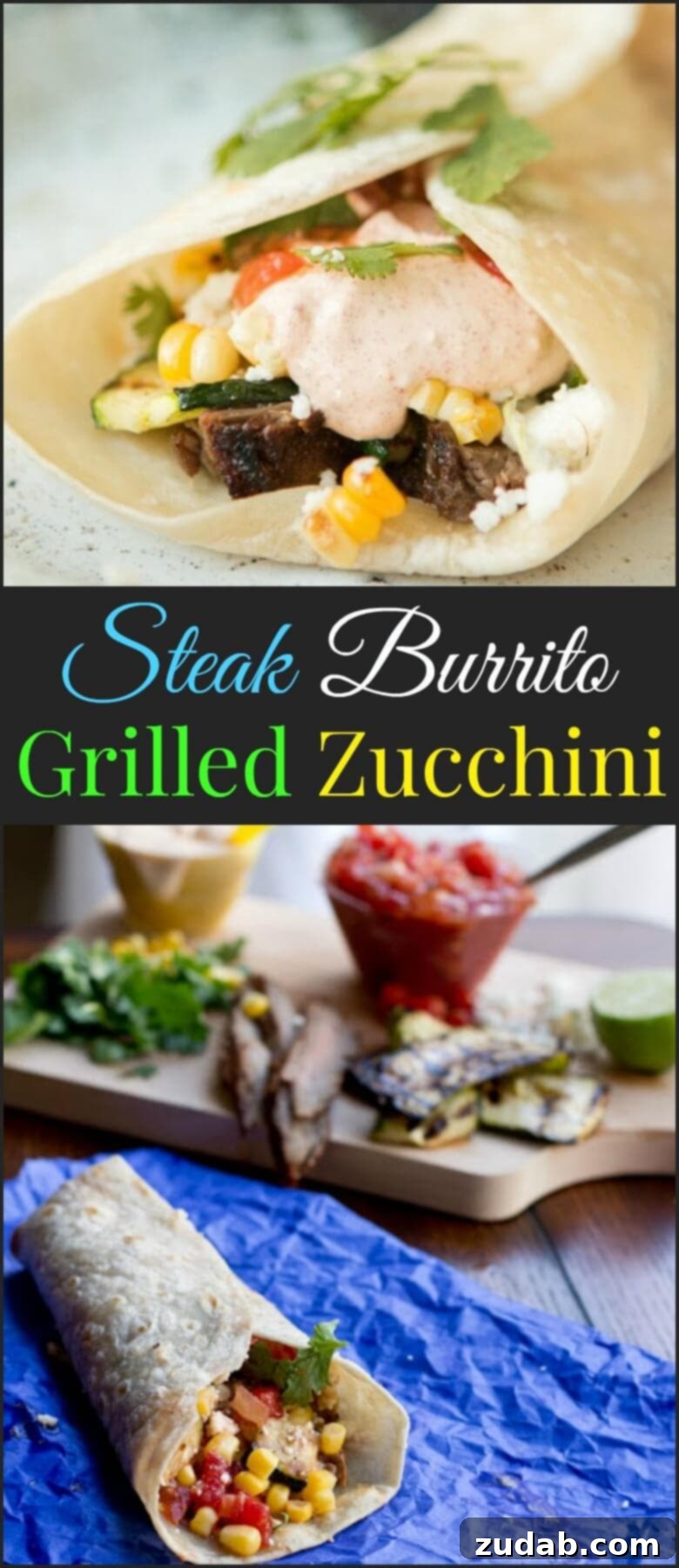 Grilled Steak and Zucchini Burrito: A Delicious Summer Meal Grilled Steak and Zucchini Burrito: A Delicious Summer Meal