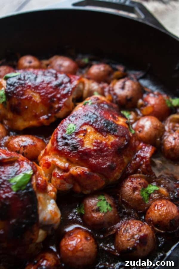 How I love easy, one skillet bbq chicken and potatoes for a make ahead dinner. Roasted potatoes, tender caramelized onions with the chicken, it's fantastic! How I love easy, one skillet bbq chicken and potatoes for a make ahead dinner. Roasted potatoes, tender caramelized onions with the chicken, it's fantastic! ohsweetbasil.com