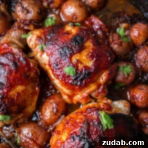 One-Pan BBQ Chicken and Crispy Potatoes 3 One Skillet BBQ Chicken and Potatoes