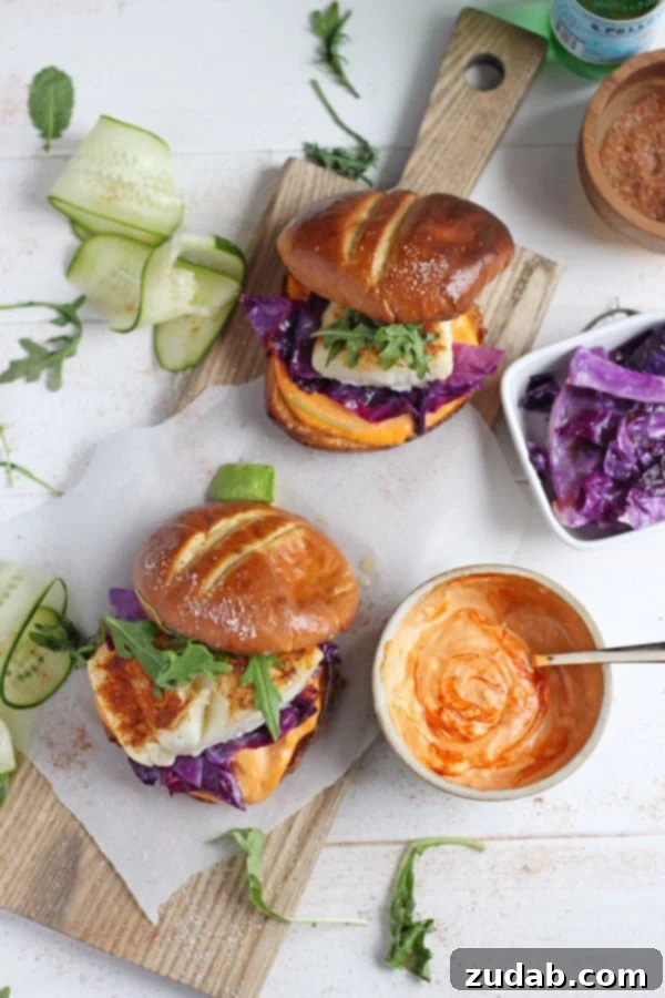 Healthy Blackened Fish Burger with Sriracha Mayo Recipe Another mouthwatering view of the quick and easy blackened fish burger, perfect for healthy weeknight dinners.