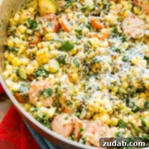 Sausage Kale Quinoa Power Skillet 2 Looking for healthy dinner ideas that are quick and easy and actually taste good? We are loving this healthy sausage kale quinoa skillet lately. ohsweetbasil.com