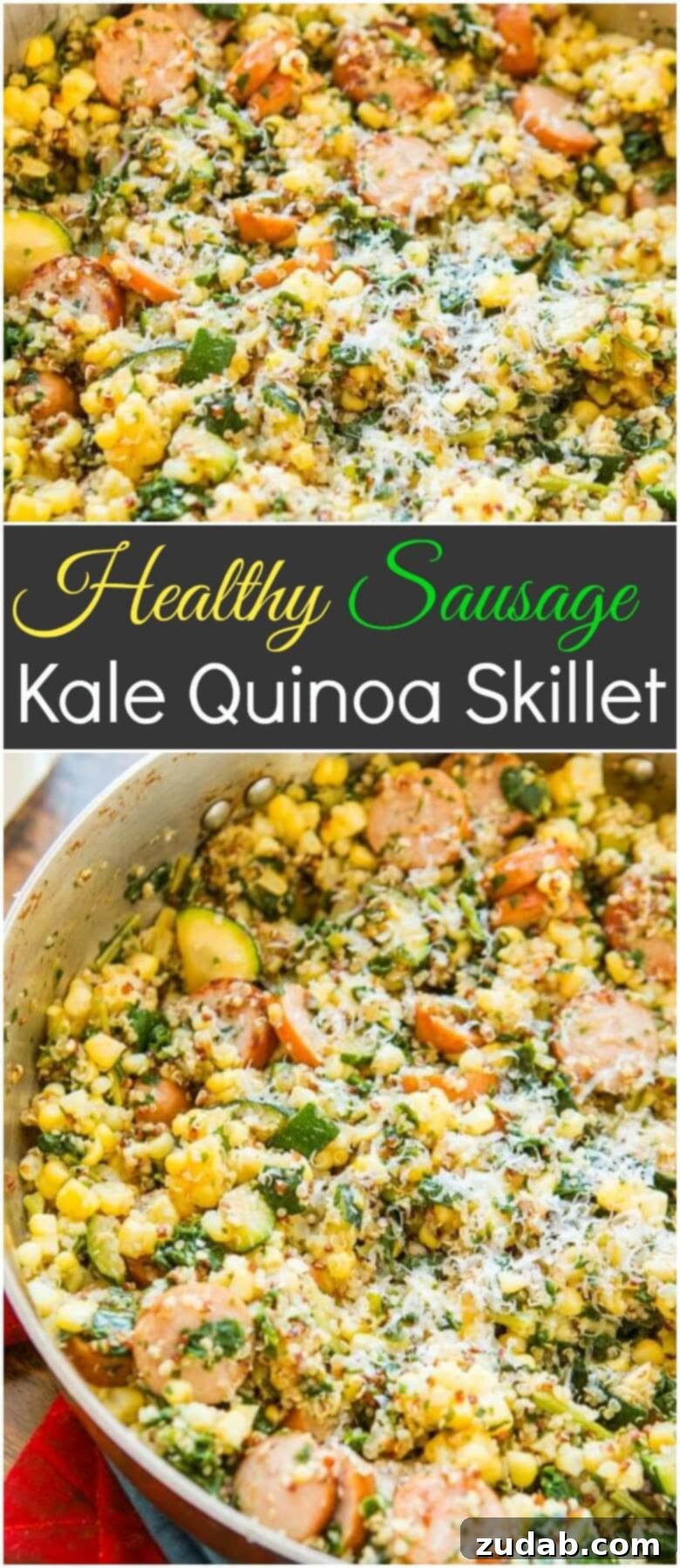 Looking for healthy dinner ideas that are quick and easy and actually taste good? We are loving this healthy sausage kale quinoa skillet lately. Looking for healthy dinner ideas that are quick and easy and actually taste good? We are loving this healthy sausage kale quinoa skillet lately. ohsweetbasil.com