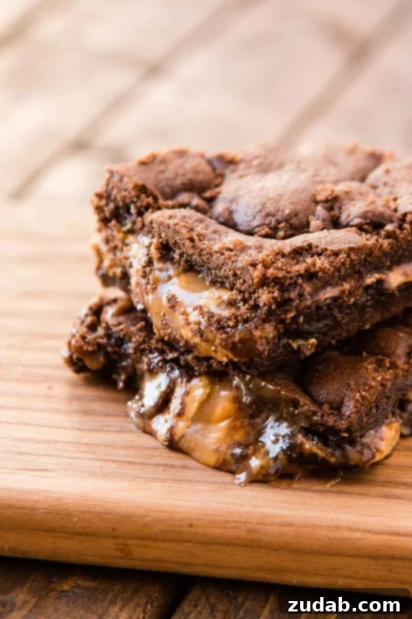 So you think you love Knock You Naked Brownies, also known as Caramel Brownies? Just wait until you try these Peanut Butter Caramel Brownies! So you think you love Knock You Naked Brownies, also known as Caramel Brownies? Just wait until you try these Peanut Butter Caramel Brownies!