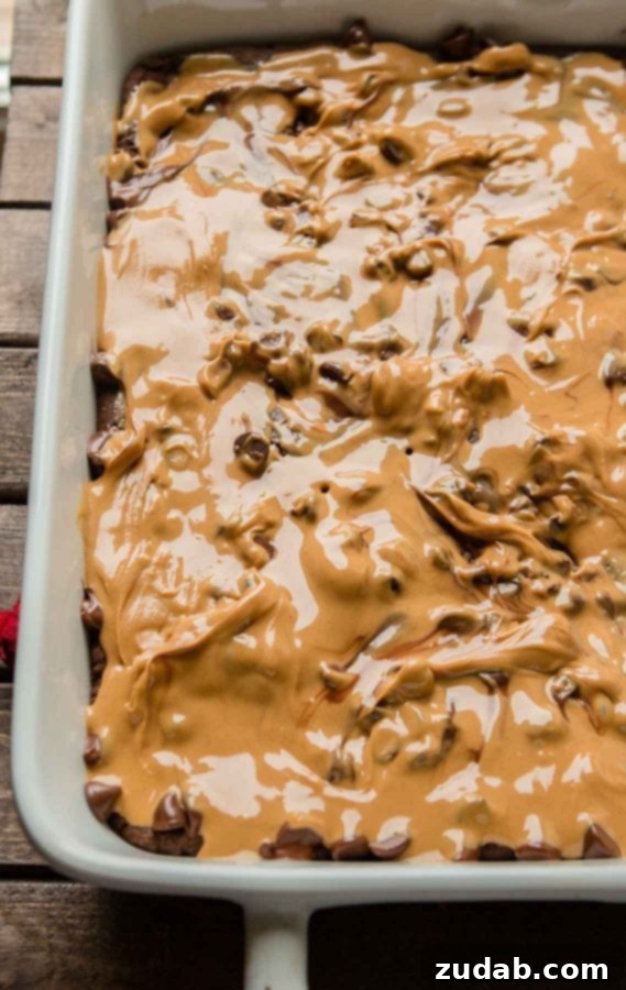 So you think you love Knock You Naked Brownies, also known as Caramel Brownies? Just wait until you try these Peanut Butter Caramel Brownies! So you think you love Knock You Naked Brownies, also known as Caramel Brownies? Just wait until you try these Peanut Butter Caramel Brownies!