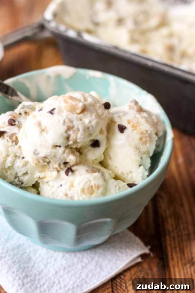 Stars and Stripes Sweet Treat 3 No-Churn Chocolate Chip Cookie Dough Ice Cream, easy homemade ice cream