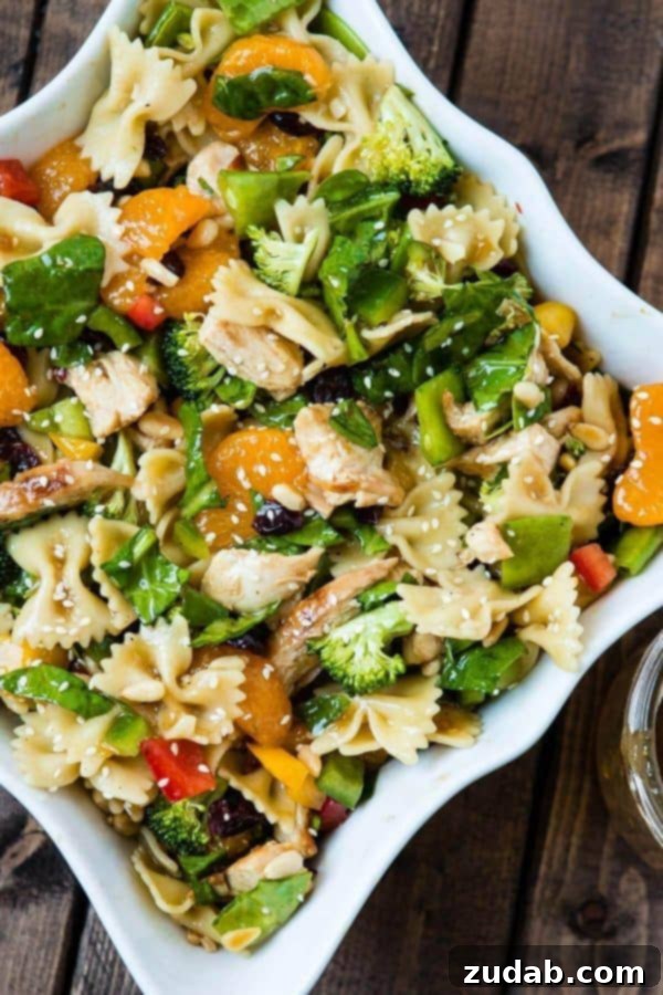 Teriyaki Chicken Pasta Salad: Your New Favorite Main Dish Elevate your pasta salad game with grilled teriyaki chicken and fresh, vibrant ingredients for an unparalleled flavor experience. ohsweetbasil.com