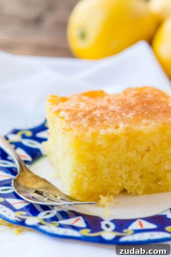 quick and easy, moist lemon jello cake is pretty much our all time favorite dessert right now!