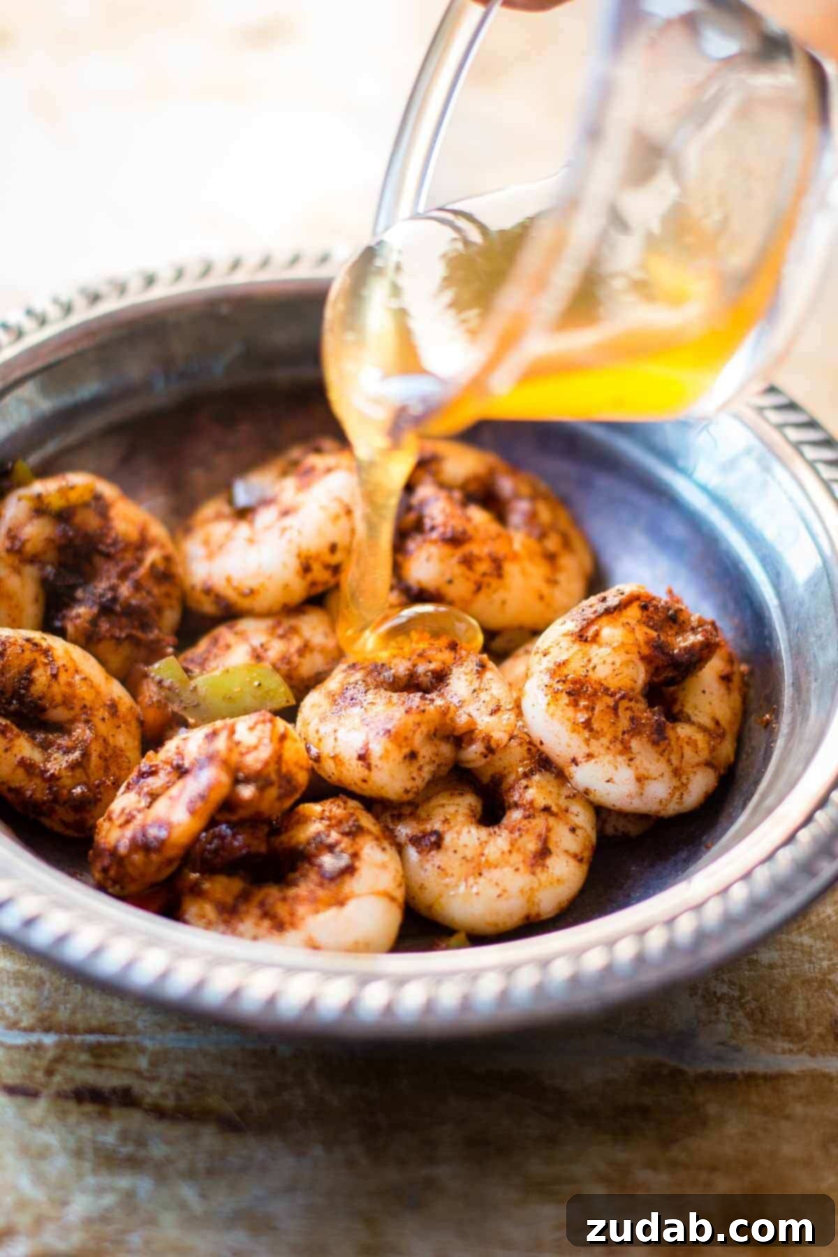 Sticky Honey Lime Shrimp You can make this grilled sticky honey lime shrimp all summer long and then when the weather turns cold just continue making shrimp in a skillet!